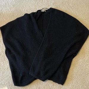 Loft tunic open front slit sides